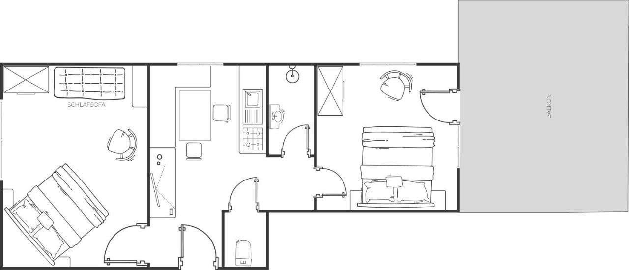 Appartement Rosengarten Längenfeld Szoba fotó