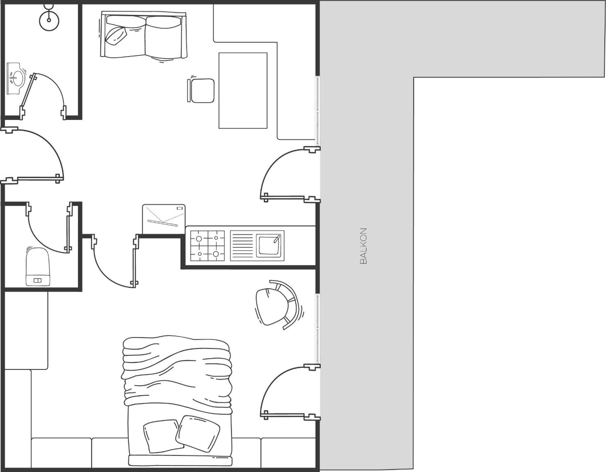 Appartement Rosengarten Längenfeld Szoba fotó